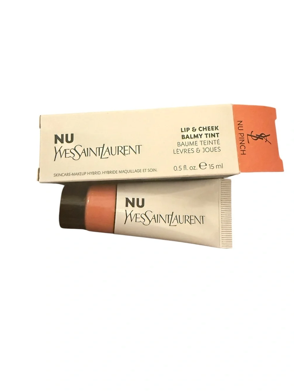 NEW YvesSaintLaurent lip and Cheek Balmy Tint color Nu Peach